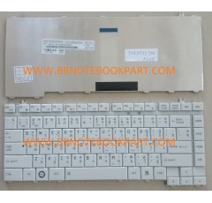 Toshiba Keyboard คีย์บอร์ด Satellite A200  A205  A210  A215  A300  A305  /  L200  L300  L310  L450  L510  /  M200  M205  M300  M305  /  R200  R205 ภาษาไทย อังกฤษ